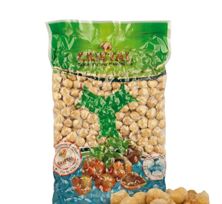 Cristal Gesalzene Haselnüsse – 500g