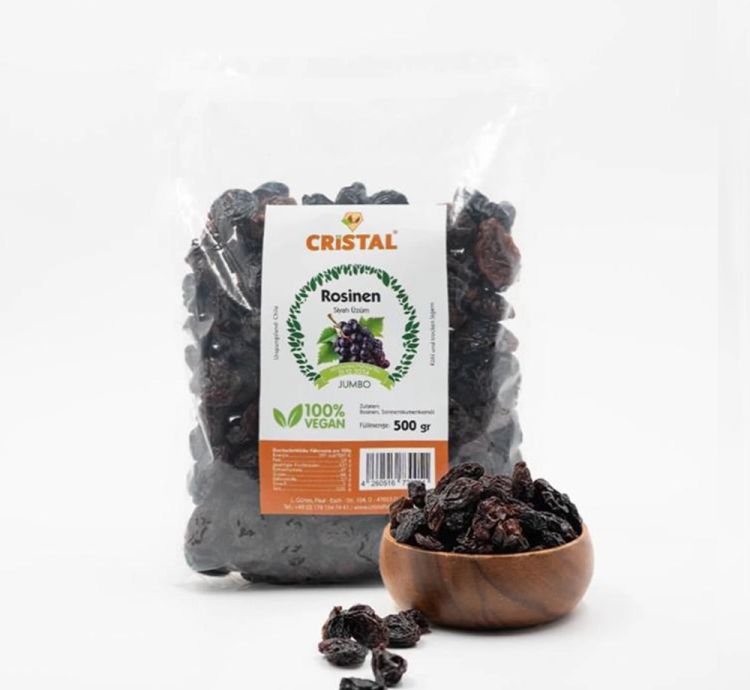 Kernlose Schwarze Rosinen – 500g