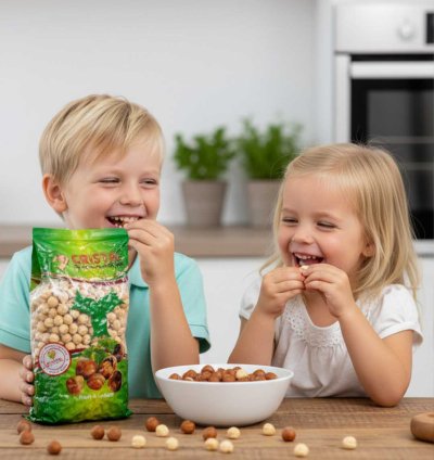 Natürliche und Frische Haselnüsse