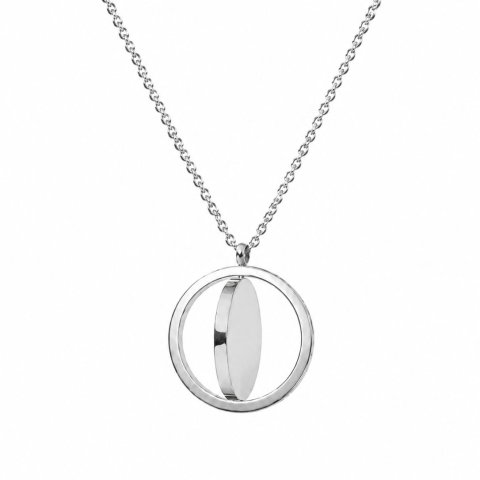 Personalisierte Doppelseitige Foto Gravur Halskette – Silber & Gold Anhänger 3